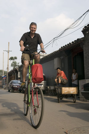 Marc auf dem Hochrad