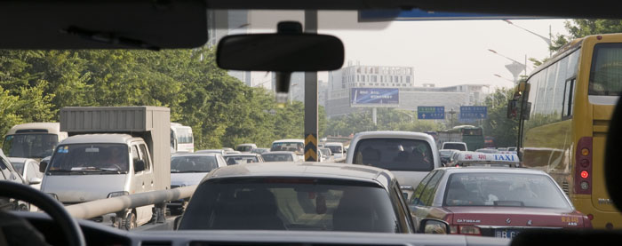 Straßenverkehr in Shenzhen