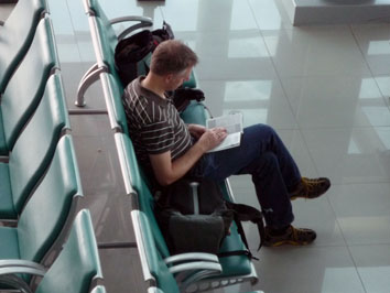 Schmökernder Ludwig