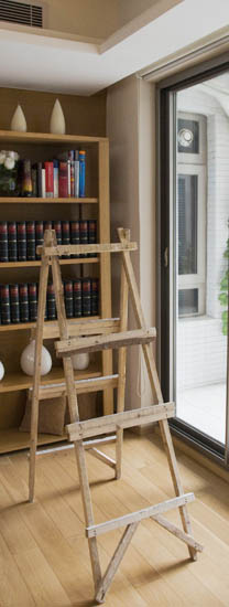 Semiprofessionelle Aufstiegshilfe aus Dachlatten