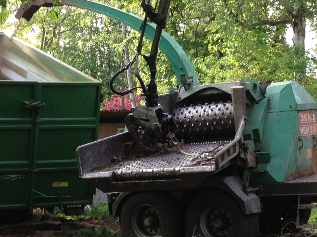 Sehr großer Häcksler