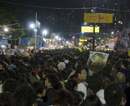 New Year's Market in Hong Kong